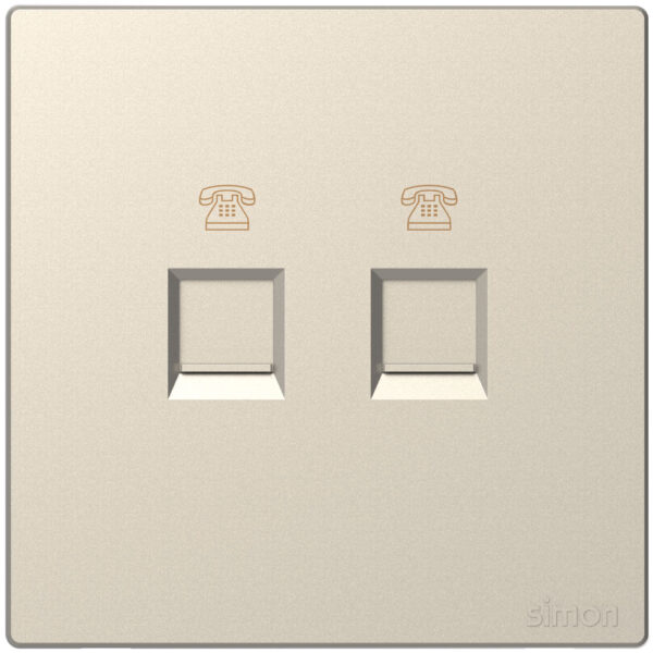 Simon 2G Telephone Outlet M3 Color-46