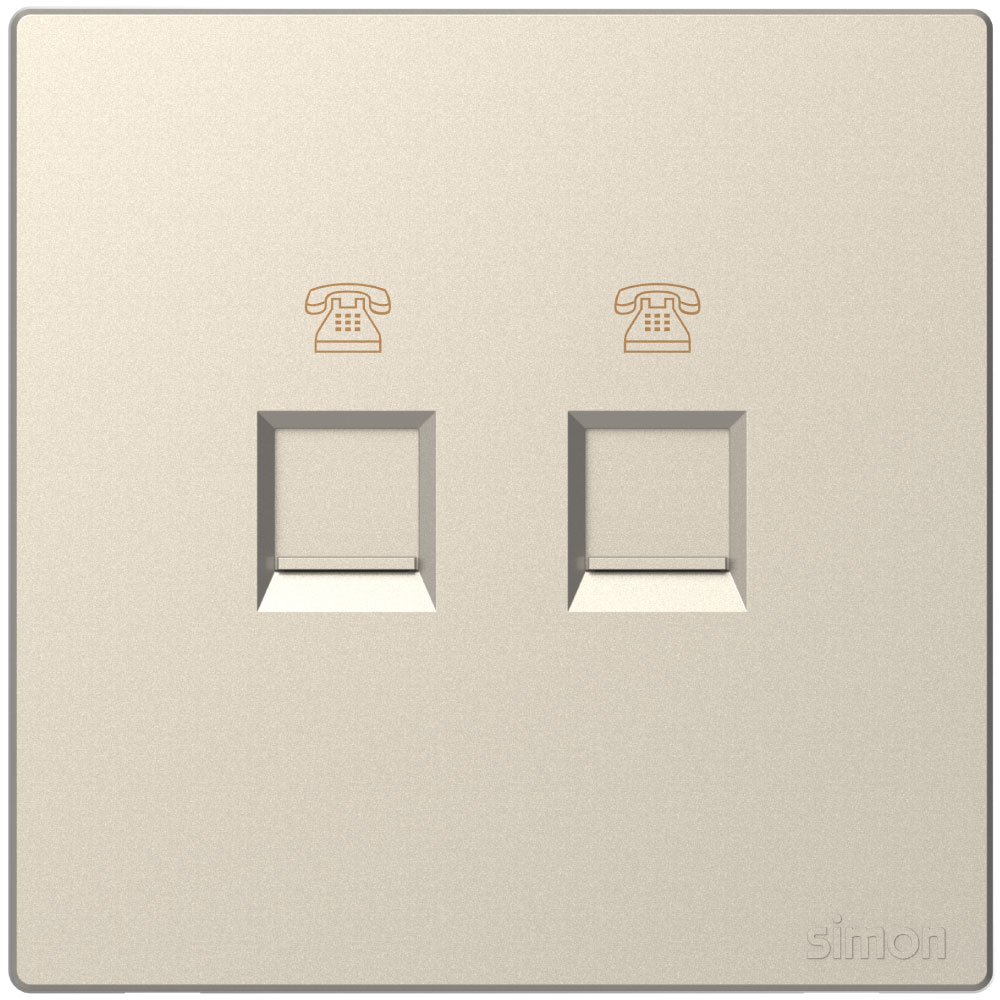 Simon 2G Telephone Outlet M3 Color-46