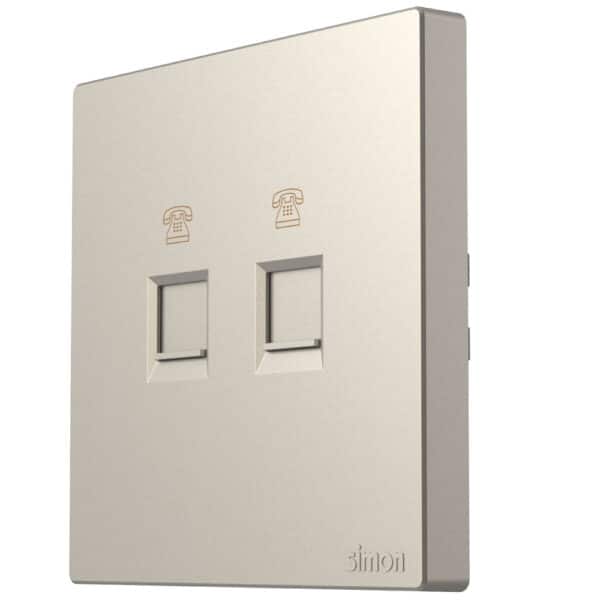 Simon 2G Telephone Outlet M3 Color-46