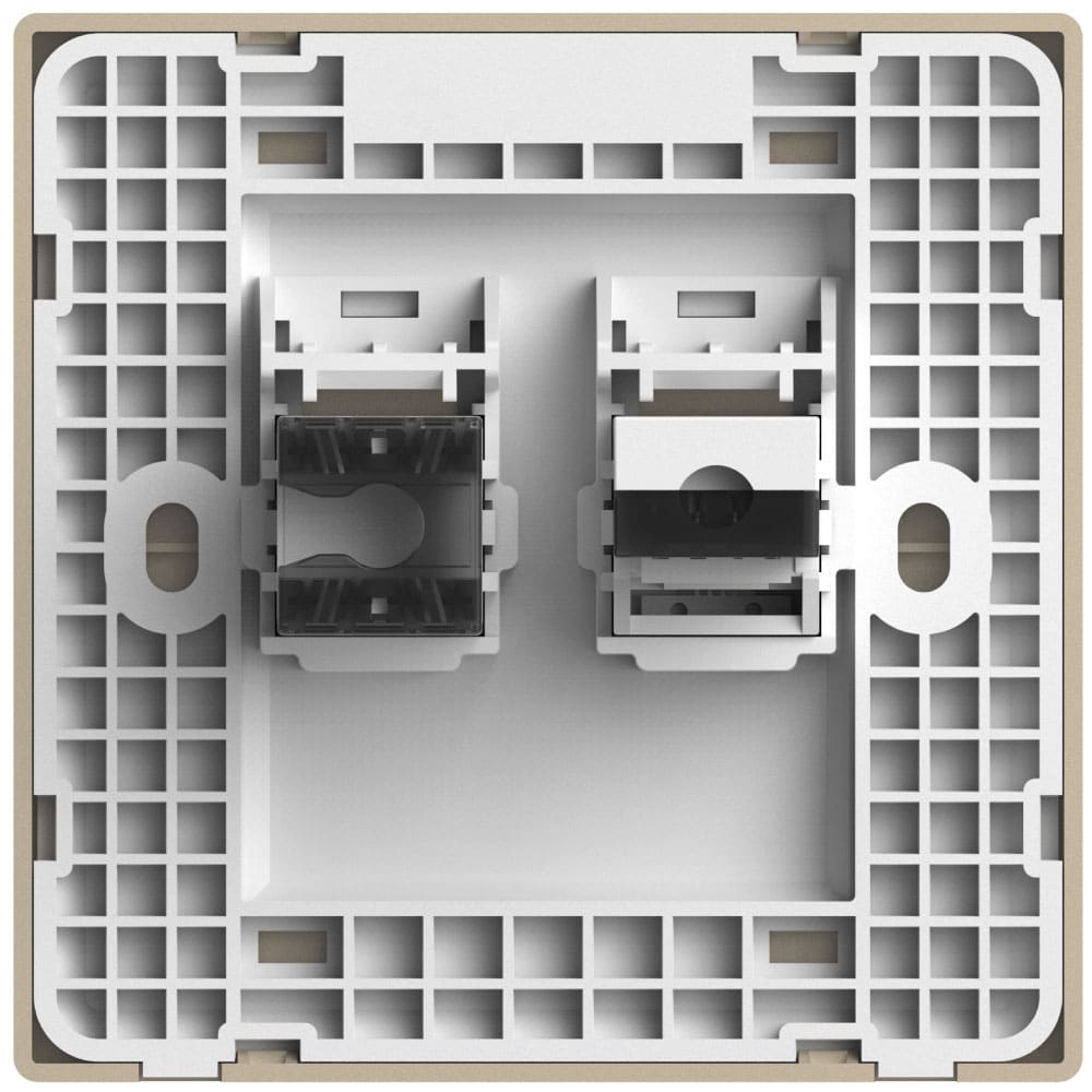 Telephone & Data Outlet Cat6 M3 Color-46