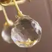 Creative Sea Shell Shaped Glass Chandelier crystal