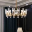 Water Pattern Glass Chandelier-6026-6