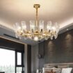 Water Pattern Glass Chandelier-6026-8