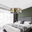 Smoke Grey Glass Chandelier-6060-4