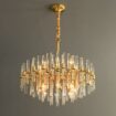 Crystal Glass Rod Chandeliers-6307-6B