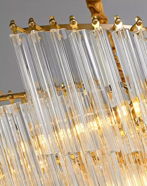 Modern Luxury Spiral Crystal Chandelier