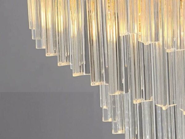 Modern Luxury Spiral Crystal Chandelier
