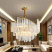 Modern Luxury Spiral Crystal Chandelier