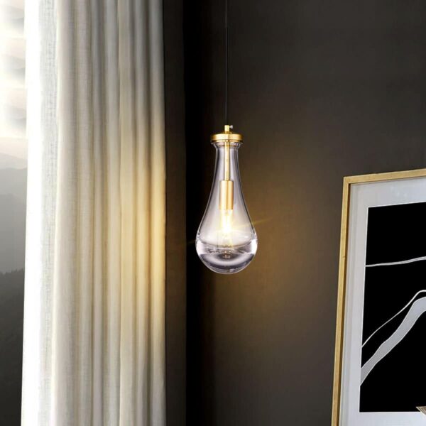 Modern Luxury Water Drop Shaped Pendant Light-3256