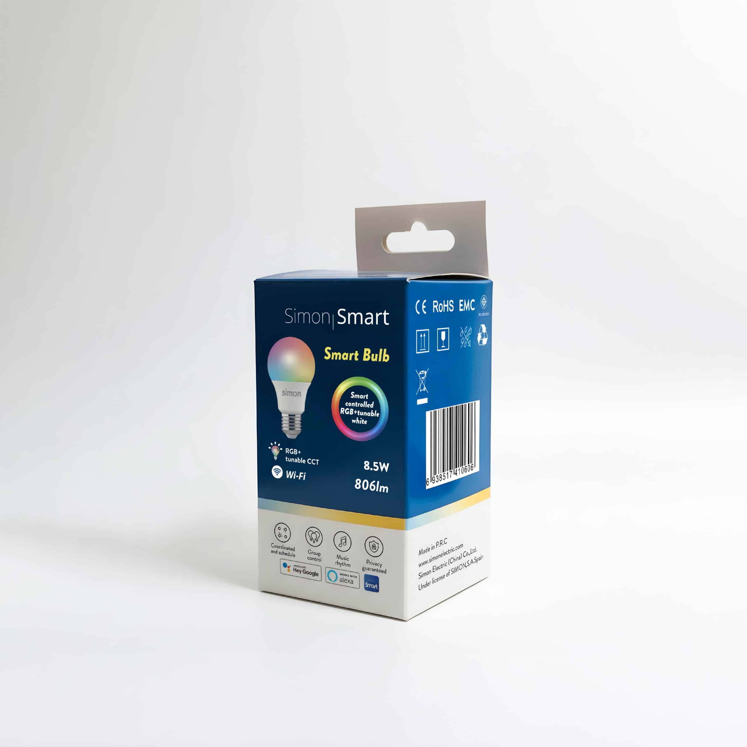 Simon Smart RGB + Tunable CCT Bulb