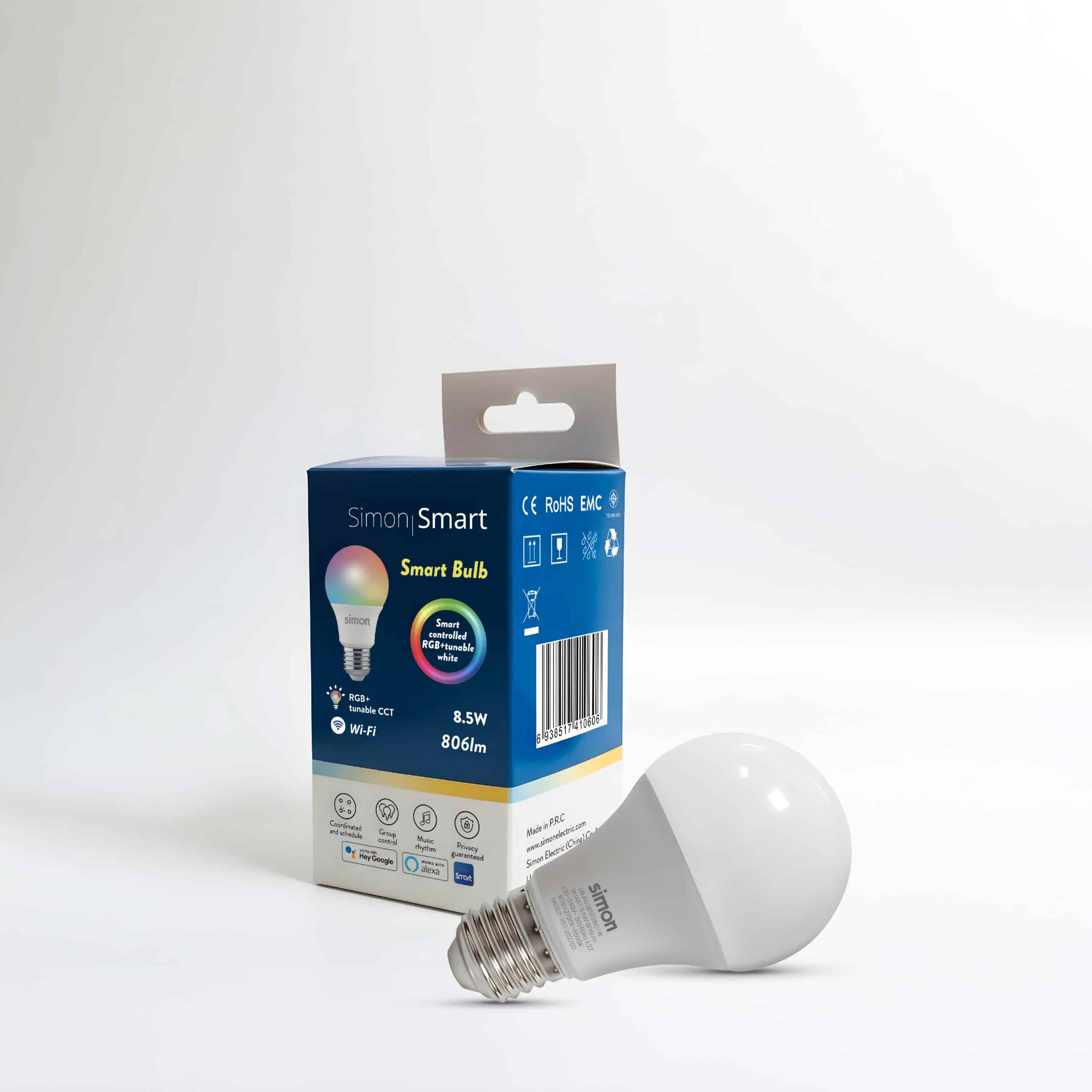 Simon Smart RGB + Tunable CCT Bulb