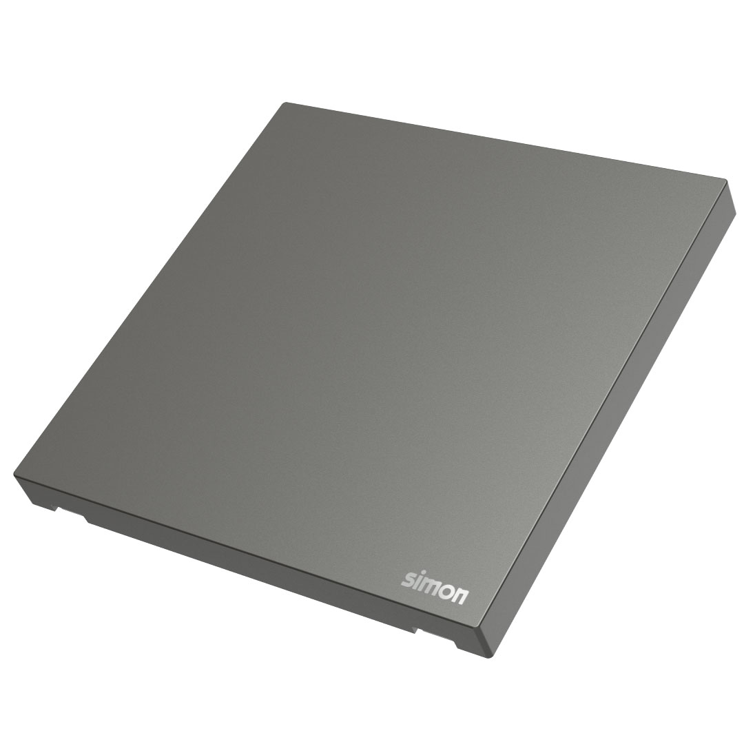 Simon 1G Blank Plate M7-Grey