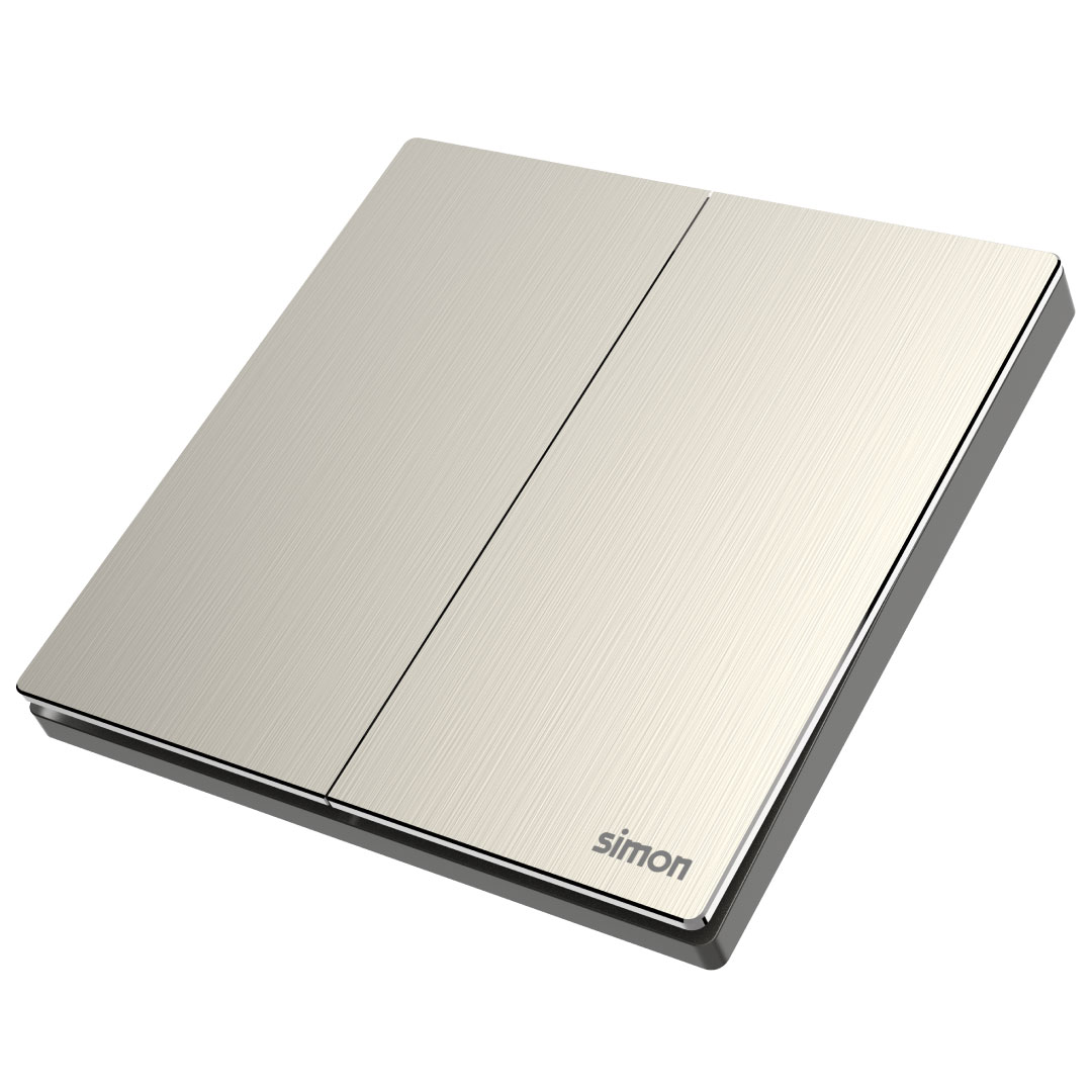 Simon 2G 2-Way Switch M7 Pc- Satin Gold