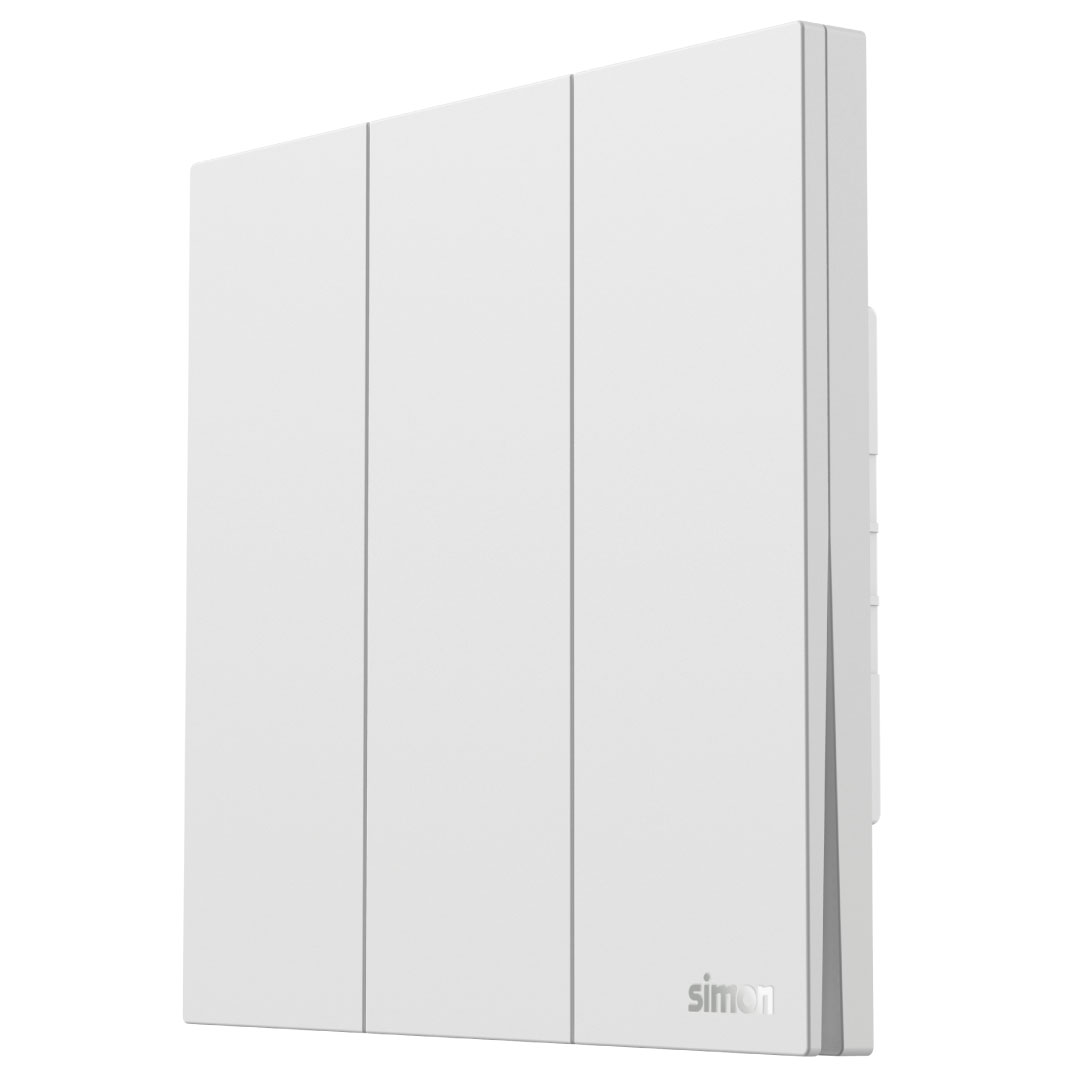 Simon 3G 2-Way Switch M7 Pc-White side view