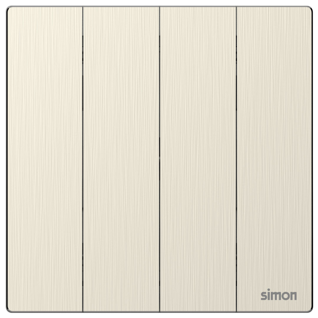 Simon 4G 1-Way Switch M7 Metal- Satin Gold