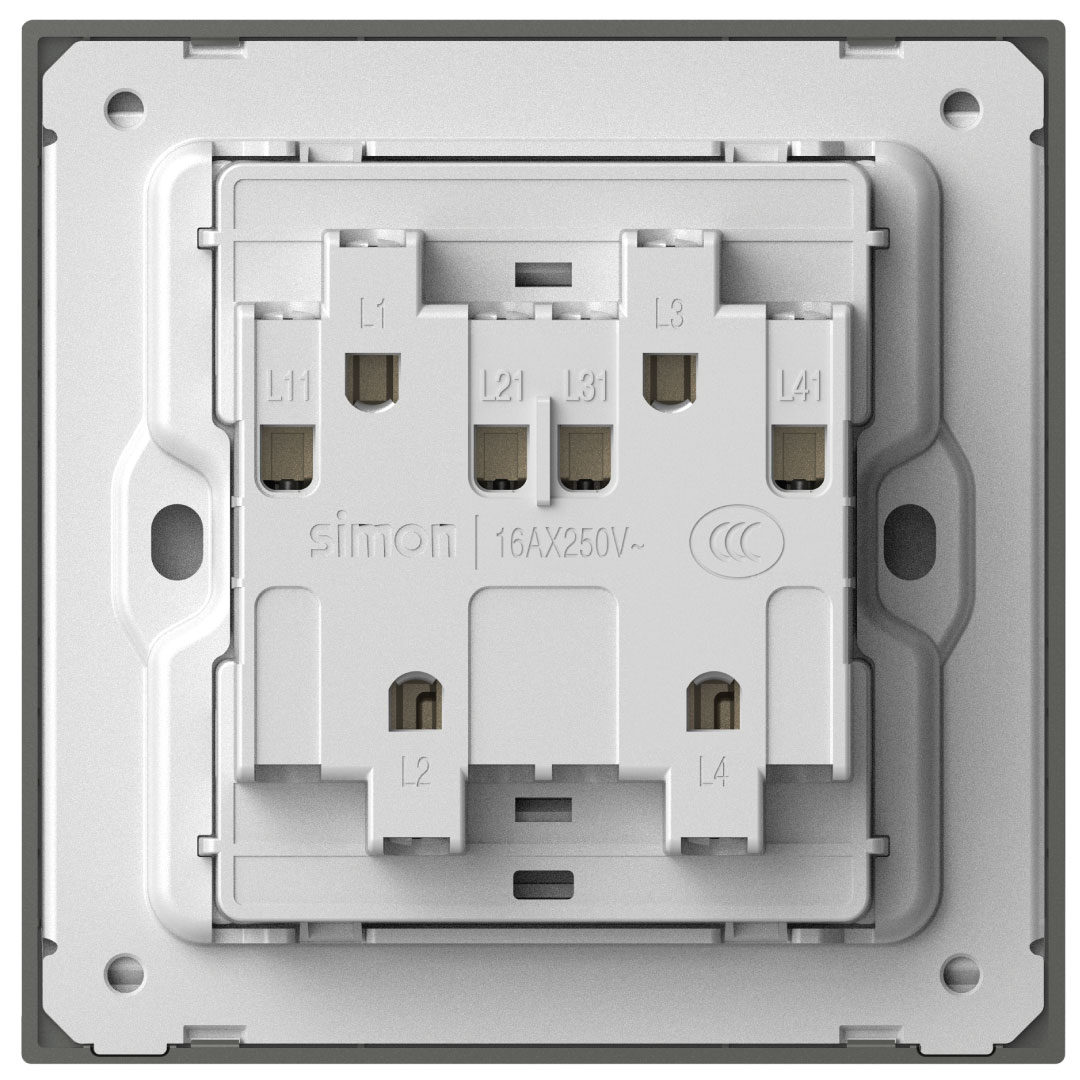 Simon 4G 1-Way Switch M7 Pc- Platinum Grey