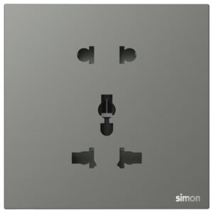Simon 2Pin and International Socket M7-Grey