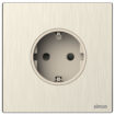 Schuko Socket M7-Satin Gold