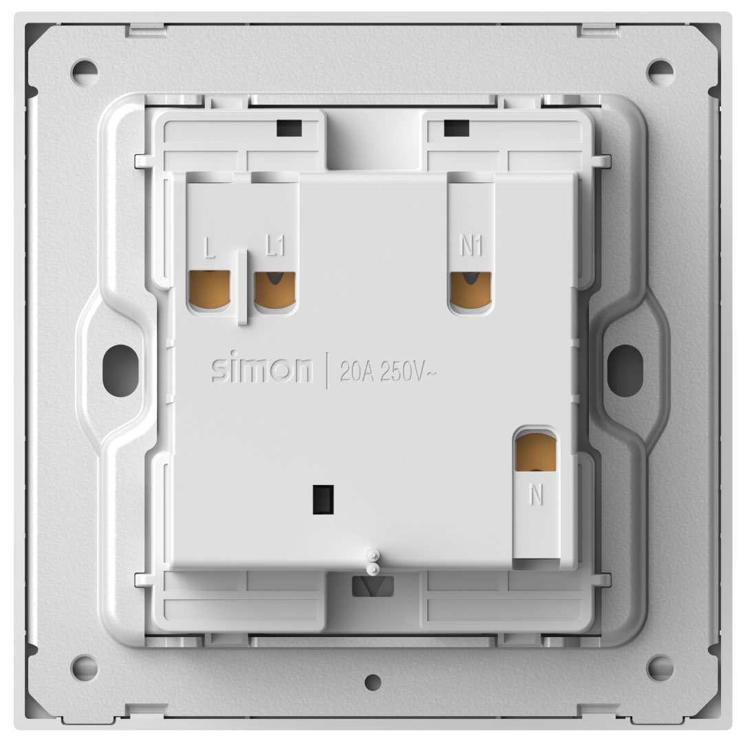 Simon 20A DP Power Switch M7- Brushed Grey