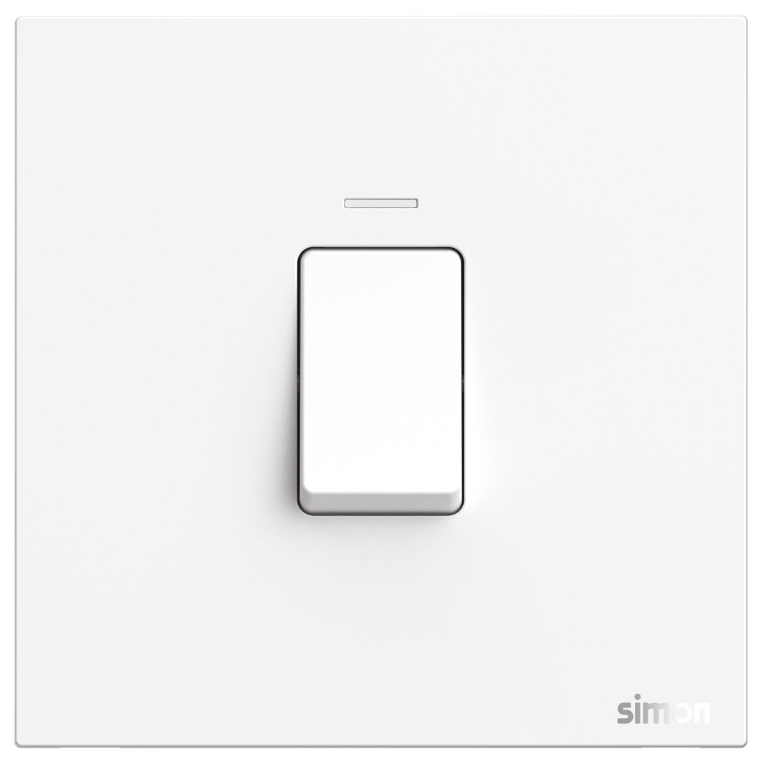 Simon 45A DP Switch M7 Platinum White