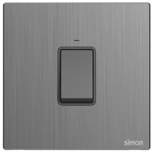 Simon45A DP Power Switch M7- Brushed Grey