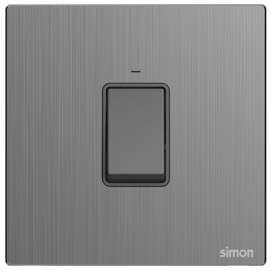 Simon45A DP Power Switch M7- Brushed Grey