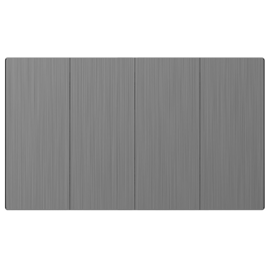 Simon 4G 1-Way Switch M7 Metal- Brushed Grey