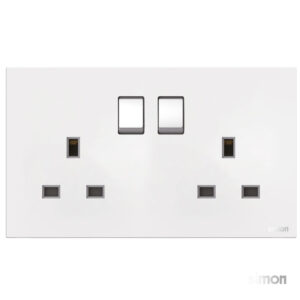 Simon 2G BS Switched socket M7-Platinum White