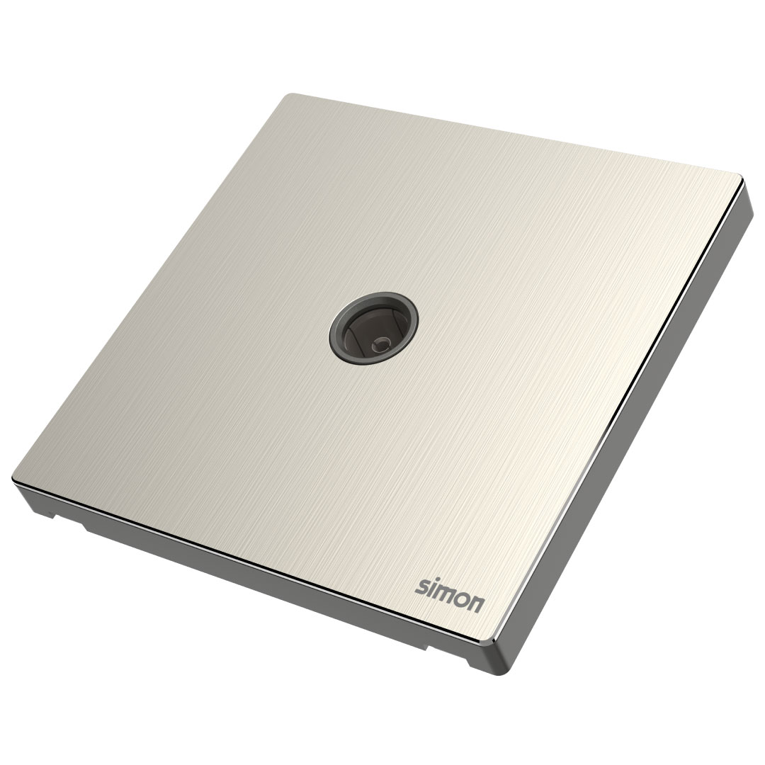 1G TV Socket M7- Satin Gold