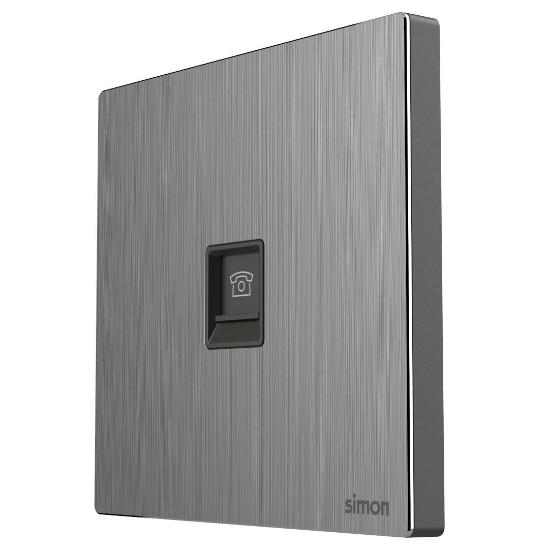 1G Telephone Modular M7-Brushed Grey