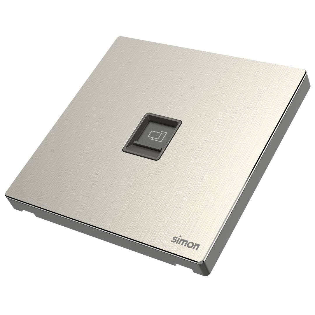 1G Data Outlet Cat6 (RJ45) M7-Satin Gold