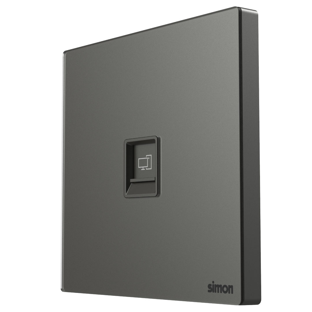 665218-4D-SIDE 1G Data Outlet Cat6 (RJ45) M7-Gem