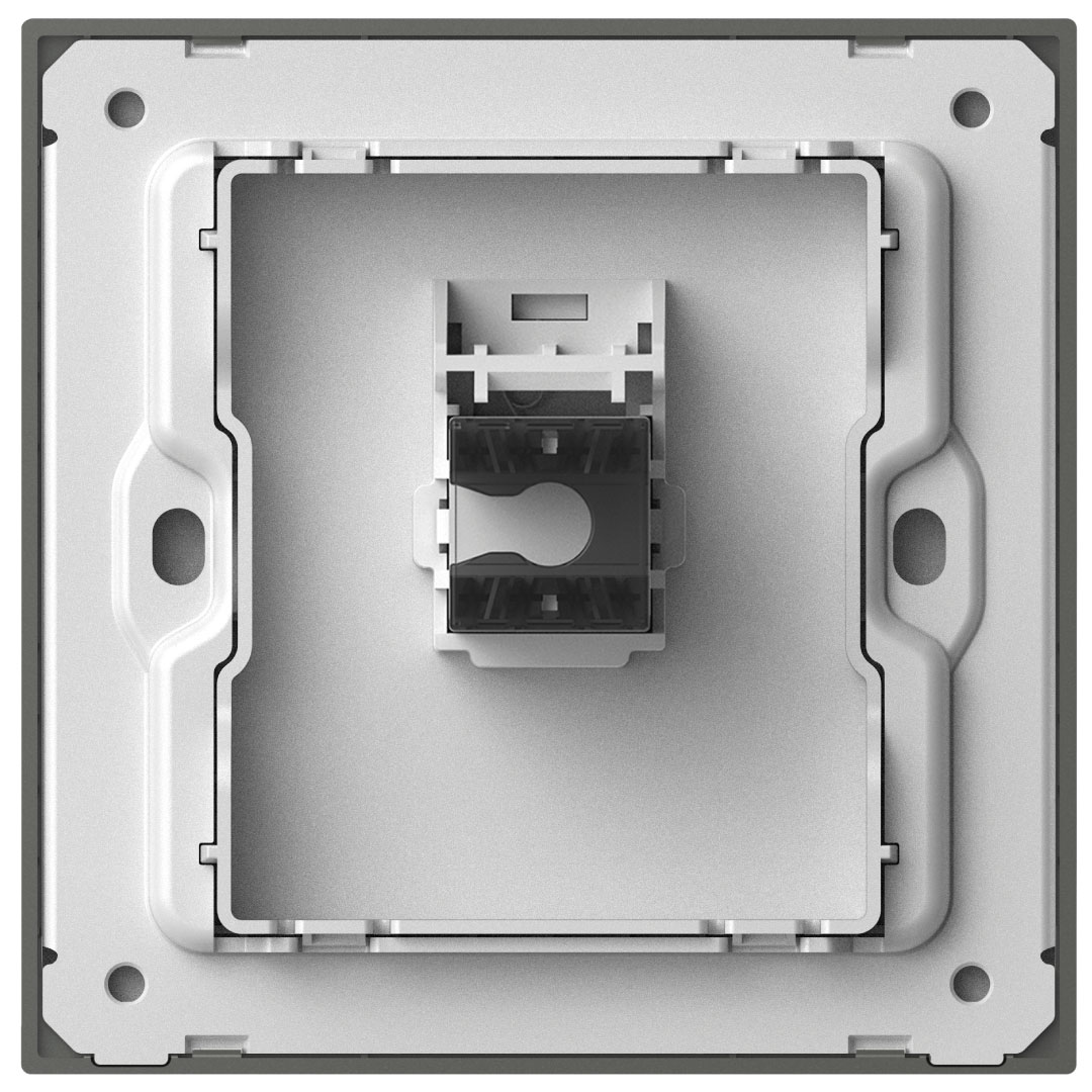 665218-6q-back Simon 1G Data outlet Cat6 RJ45 M7-Grey
