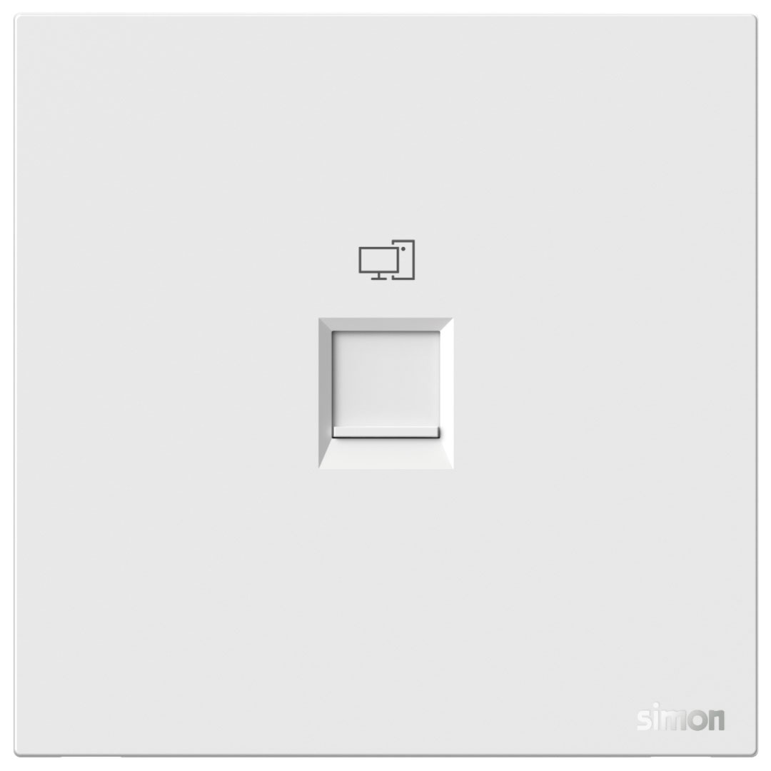 665218 Simon 1G Data outlet Cat6 RJ45 M7-White