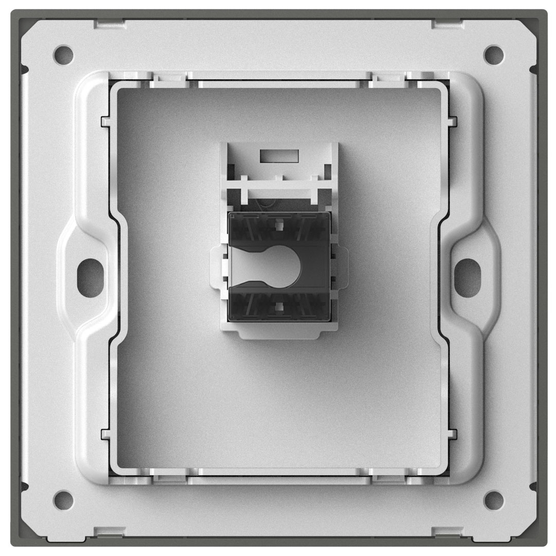 1G Data Outlet Cat6 (RJ45) M7-Brushed Grey