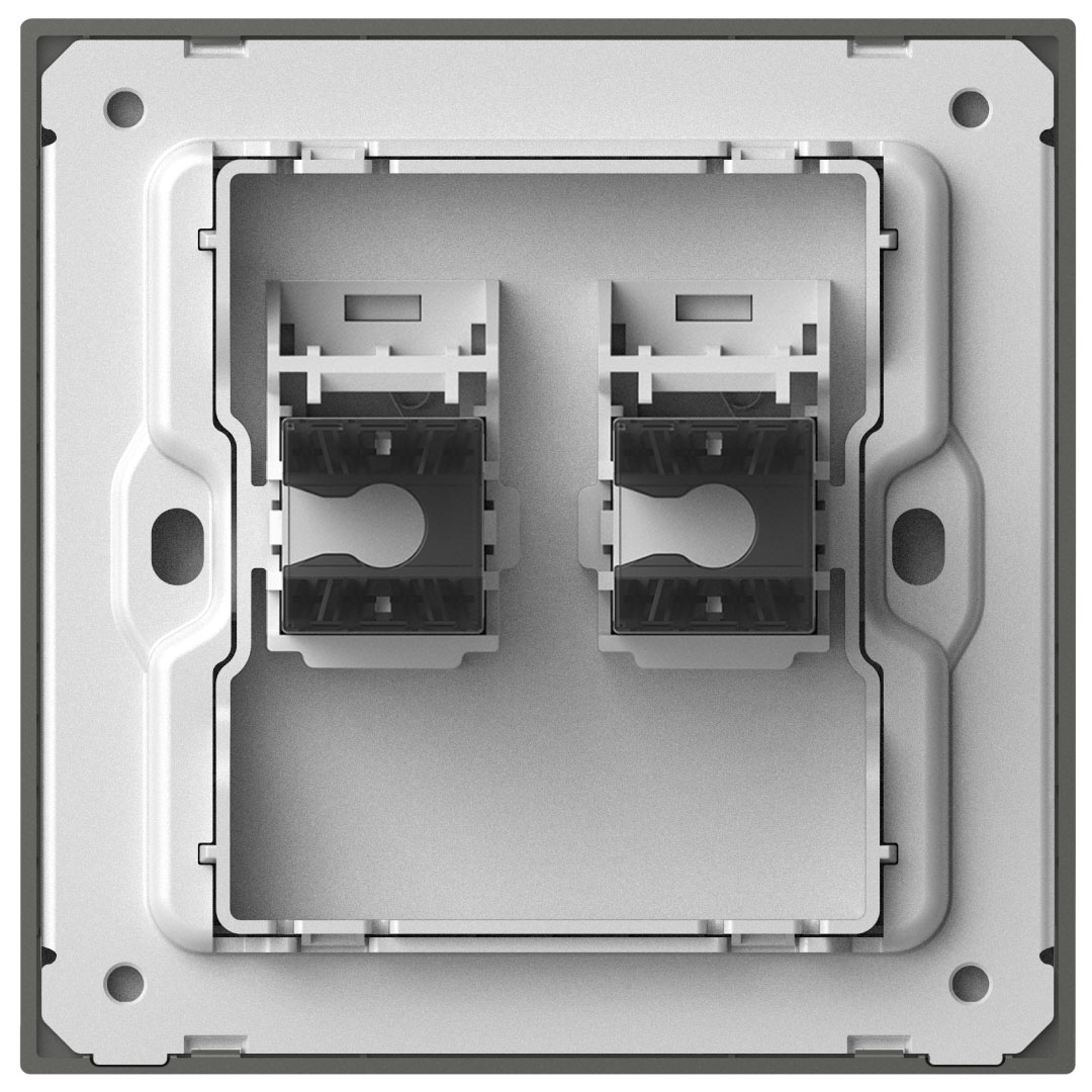 2G Data Outlet Cat6 (RJ45) M7-Brushed Grey