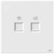 Telephone & Data Outlet Cat6 M7-White