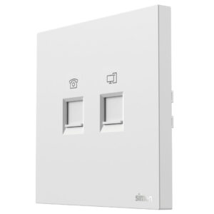 Telephone & Data Outlet Cat6 M7-White
