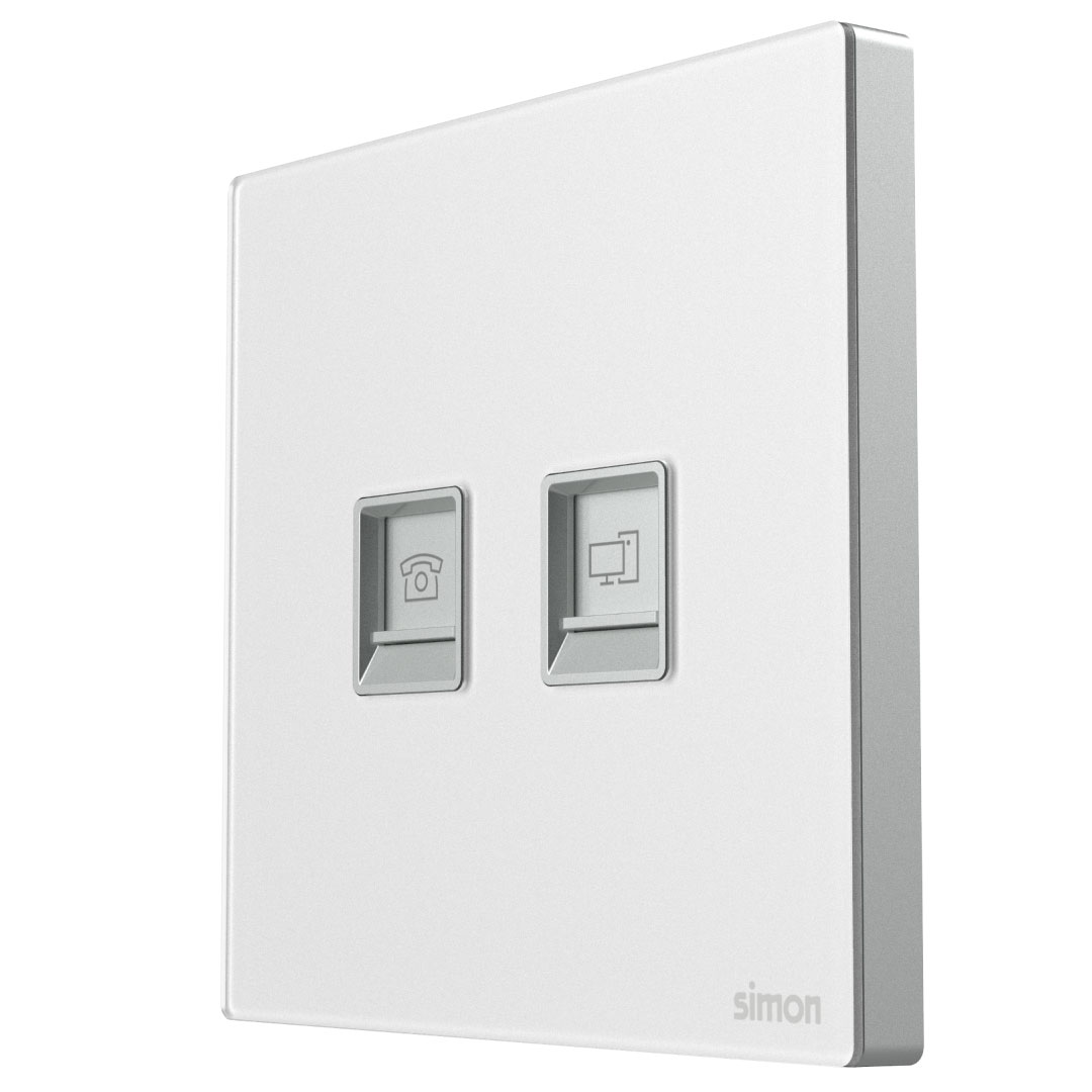 Telephone & Data Outlet Cat6 M7-Gem