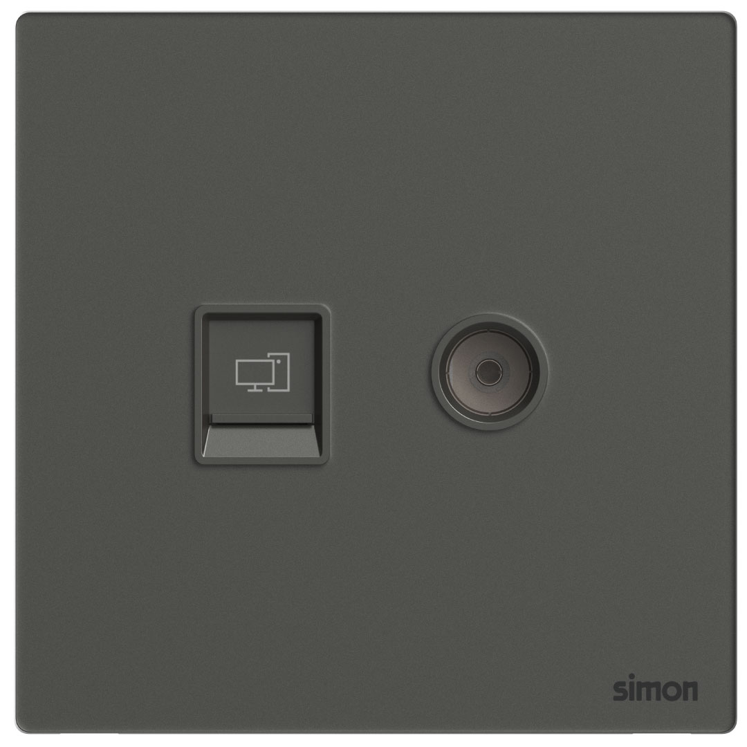 TV & Data Outlet Cat6 M7-Gem