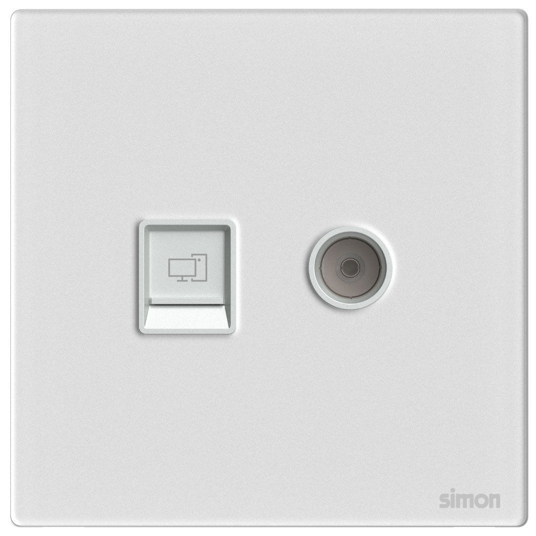 TV & Data Outlet Cat6 M7-Gem