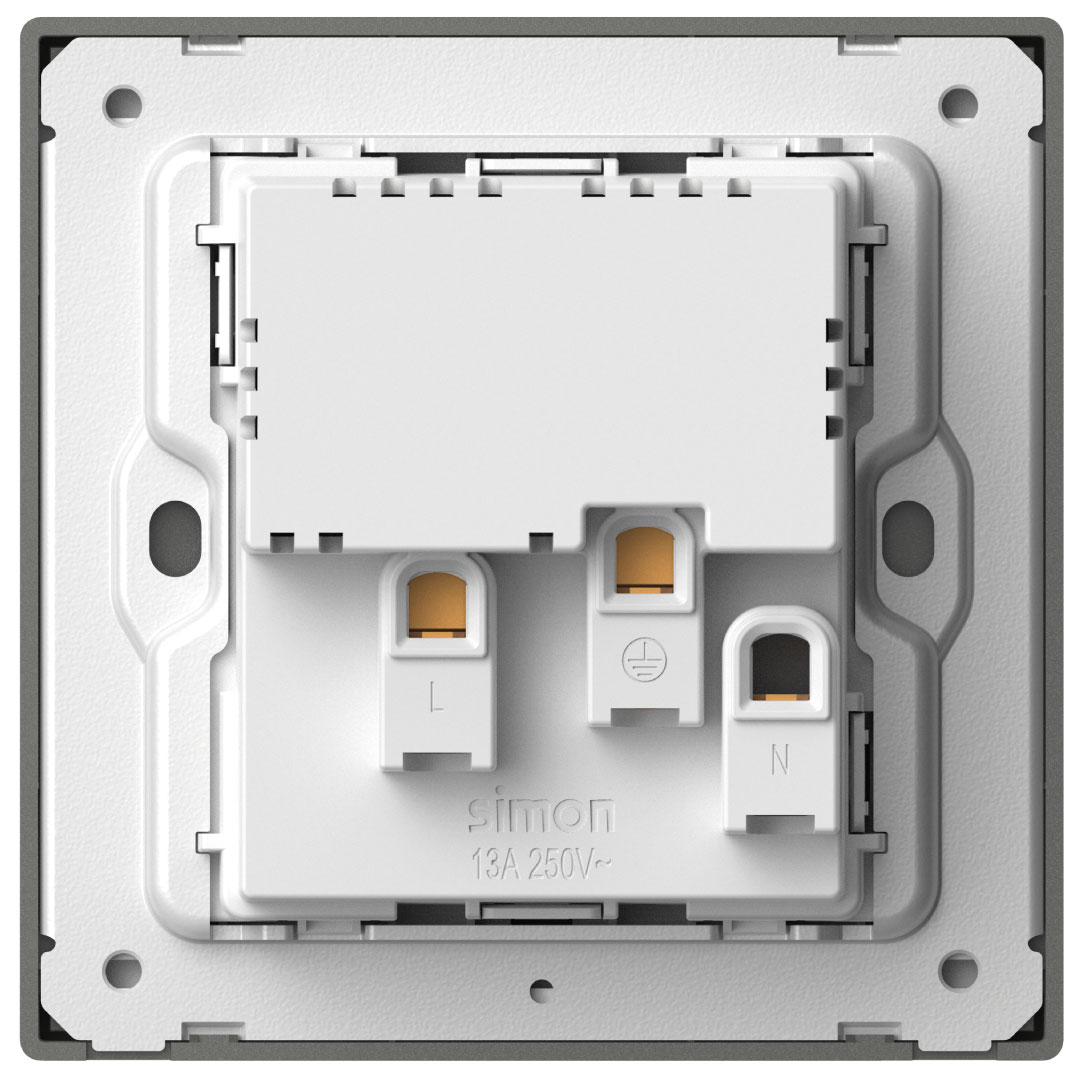Multi Socket Switched with USB A+C Chargers M7-White