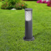 carlo400-deco_Black Carlo 400 Deco Bollard Outdoor Garden Lights