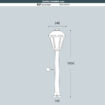 giaffa-sandro Fumagalli Giaffa-Sandro Bollard Light sizes