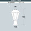 mididisma-sandro Fumagalli Mididisma-Sandro Wall Top Light sizes