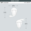 Nardo-Giampy Sizes Nardo-Giampy Wall Light sizes