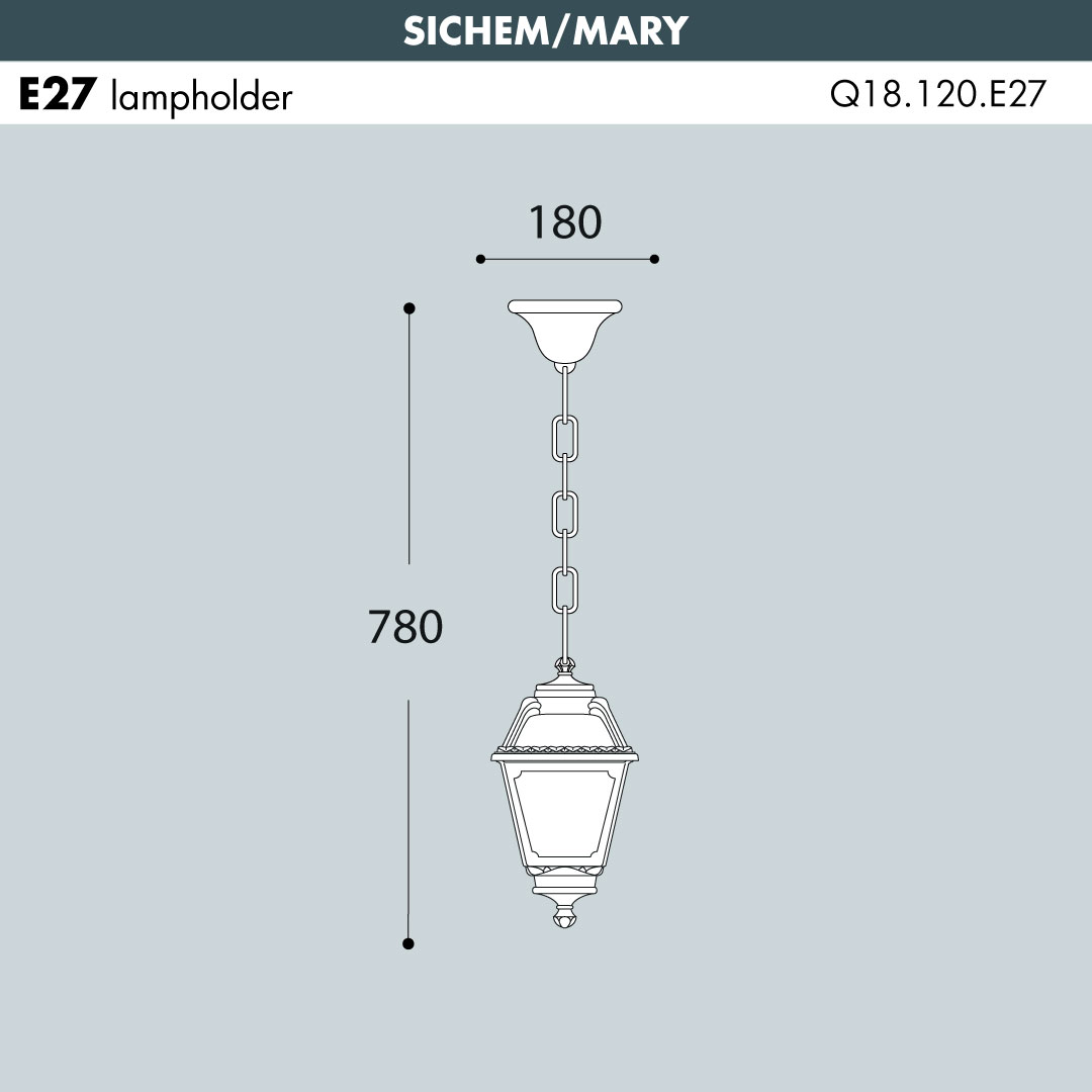 Sichem Mary Hanging Lantern Sizes