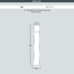 amelia-size-800 Amelia 800 Bollard Light Sizes