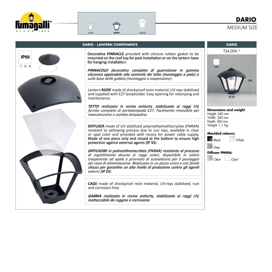 Fumagalli Dario Lantern Materials