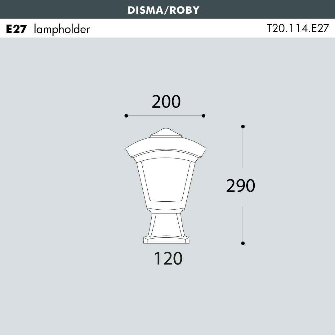 Disma-Roby Wall Top Light materials